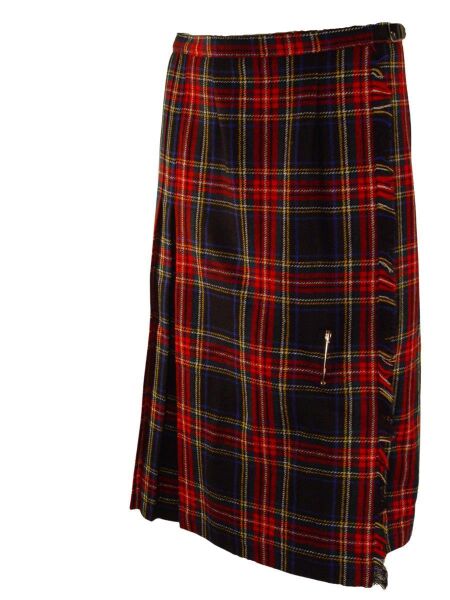 Tiger of London Herren-Rock Kilt Wadenlang Rot Blau Schwarz Grün Dunkelrot 6016 S | 18