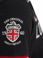 Lonsdale Polo Sellindge Poloshirt 114671 1000 Schwarz Slim Fit 5253