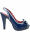 Pin Up Couture Pump Betty 05 Peep Toe Navy Lack Sailor Rockabilly 50s 5008