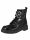 T.U.K. TUK  Stiefel Boot Budapester Stiefelette Zip Schnalle Schwarz T2174 5009