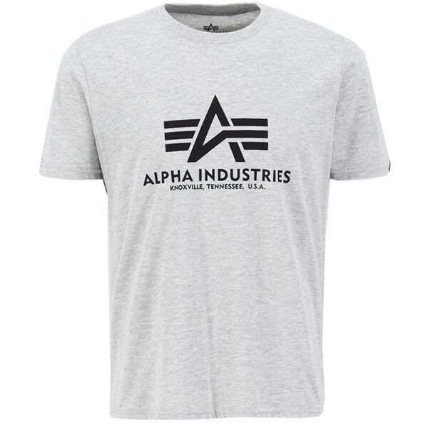 Alpha Industries Herren T-Shirt Basic T Oberteil 100501 S M L XL XXL XXXL Grey 5108 XXXXXL
