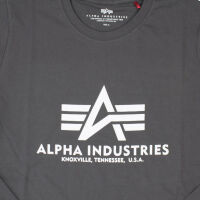 Alpha Industries Basic T LS Longsleeve 100510 Langarm Oberteil Farbauswahl Vintage Grey 5115 S