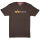 Alpha Industries Herren T-Shirt Label T  Hunter Brown 5117 M