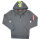 Alpha Industries Herren Kapuzenjacke Back Print Zip Hoody 128342 M L XL XXL XXXL Vintage Grey 5118 M