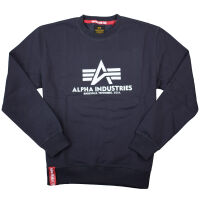 Alpha Industries Sweatshirt Basic Sweater 178302 Farbauswahl S M L XL XXL XXXL Navy 5120 M