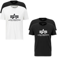 Alpha Industries Herren 106524 Doppelpack T-Shirt Basic T...