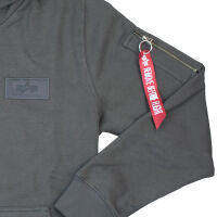 Alpha Industries Herren Kapuzenpullover Back Print Hoody  Vintage Grey 5122 M