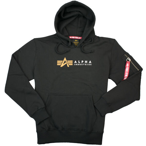 Alpha Industries Herren Kapuzenpullover Label Hoody 118331