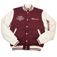 Alpha Industries Herren Jacke Varsity Air Force Jacket 138107 Farbauswahl Burgundy 6296 XL