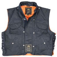 Alpha Industries Herrenjacke Ma-1 wie X-Force mit Innen - Weste Dunkelblau 5025 XL