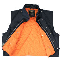 Alpha Industries Herrenjacke Ma-1 wie X-Force mit Innen - Weste Dunkelblau 5025 XL