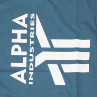 Alpha Industries Herren T-Shirt Half Logo Foam T 106510 Farbauswahl Neu Vintage Marine 5063 S