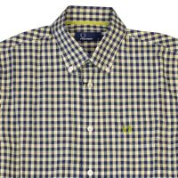 Fred Perry Herren Kurzarmhemd Hemd Button Down Kragen...