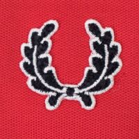 Fred Perry Herren Trainer | Trainingsjacke J3227 943 Rot | Weiß 5300 L