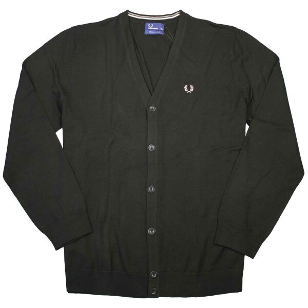 Fred Perry Herren Cardigan Feinstrick K2281 486 Schwarz 5325 XXL