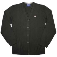 Fred Perry Herren Cardigan Feinstrick K2281 486 Schwarz 5325 XXL