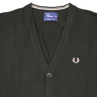 Fred Perry Herren Cardigan Feinstrick K2281 486 Schwarz 5325 XXL