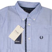 Fred Perry Herren Langarm Hemd M5350 547 Drakes Kollektion Limited 5408 M