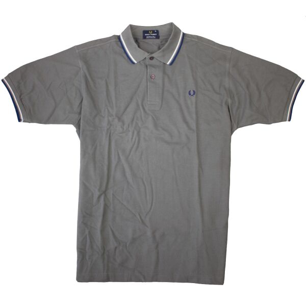 Fred Perry Herren Polo Shirt M1200 168 Made in England Grau 5413