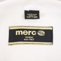 Merc London Herren Button-Down Kurzarmhemd Farbauswahl Vintage Neu!!! Weiß 6028 L