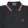Fred Perry Herren Polo Shirt M12 186 Made In England Schwarz Weiß Rot 5422