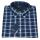 Fred Perry Herren Button Down Langarm Hemd M8290 111 Blau Tartan 5772