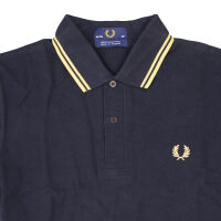 Fred Perry Herren Polo Shirt M12 386 Made In England Navy...