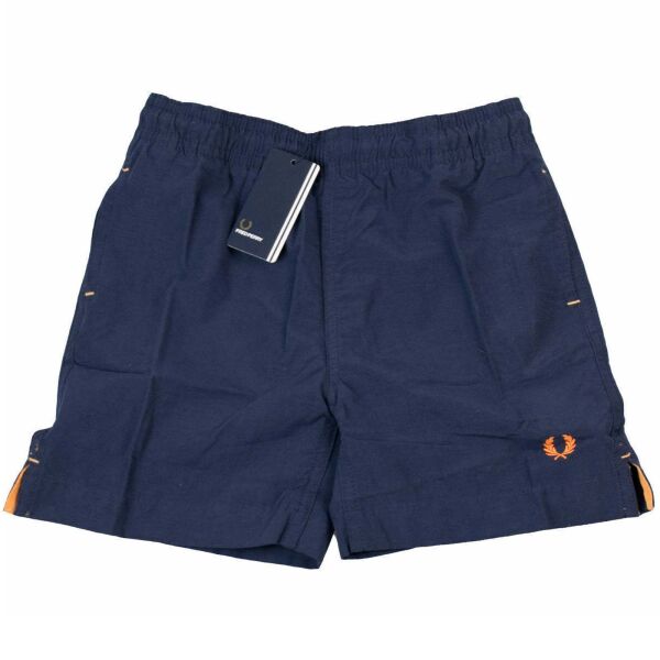 Fred Perry Jungen Kids Kinder Swim Short Badehose Beach Navy SY1223 266 6230