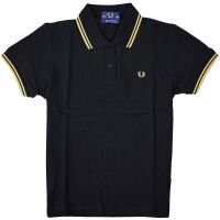 Fred Perry Damen Polo G5801 157 Made in England Schwarz...