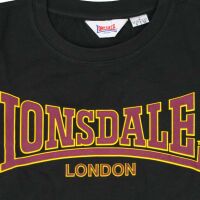 Lonsdale Damen T-Shirt Classic 110594 Farbauswahl Schwarz 6090 S