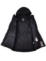 Vintage Industries Herren Jacke Clyde Parka Schwarz 5016