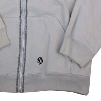 Hooligan Streetwear Herren Sweatjacke Zipper Oldschool Ultras Grau 5100 L