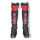 New Rock Unisex Beinschoner Echtleder Schwarz | Rot 7000