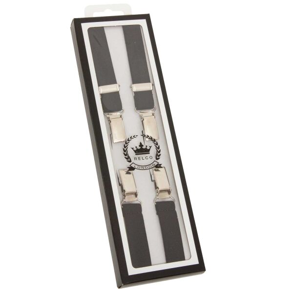 Relco London Hosenträger Braces Suspenders Britisch UK Schwarz Onesize