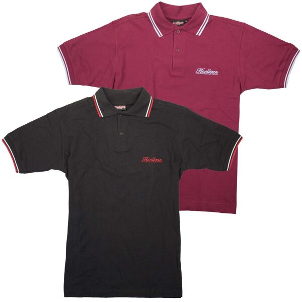 Hooligan Streetwear Herren Poloshirt Logo-Stick Schriftzug Ultras Farbauswahl