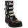 Underground Shoes Herren 10-loch Ranger Schwarz Nieten Schnallen Rote Naht 5115 UK 3 / EU 36