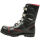 Underground Shoes Herren 10-loch Ranger Schwarz Nieten Schnallen Rote Naht 5115 UK 3 / EU 36