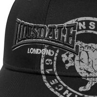 Lonsdale Cap Doppelpack Leiston Kappe 2Stk Schwarz mit 3D Stick Schwarz 6124