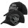Lonsdale Cap Doppelpack Leiston Kappe 2Stk Schwarz mit 3D Stick Schwarz 6124