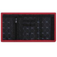 Lonsdale Geldbeutel Geldbörse Portmonaie Higham Schwarz | Rot 6129