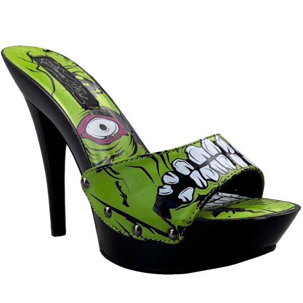 Iron Fist Damen Peep Toe Pump Pantoletten Zombie Growler 5005
