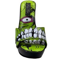 Iron Fist Damen Peep Toe Pump Pantoletten Zombie Growler 5005