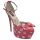 Iron Fist Damen Pump High Heel Lamby Super Platform Koralle 5008 38