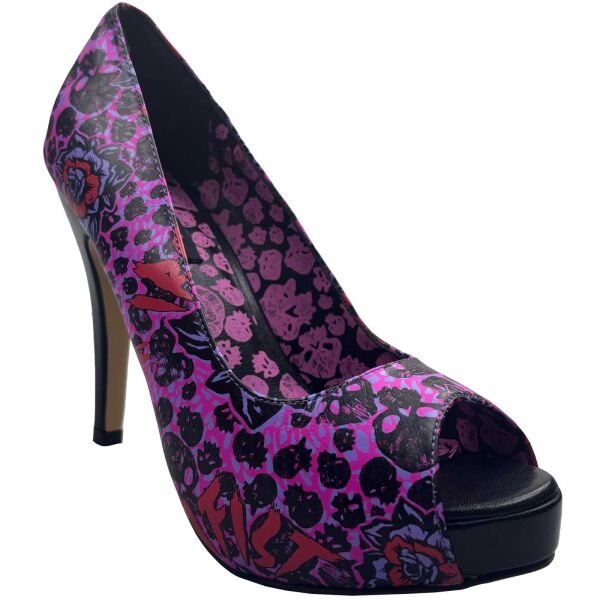 Iron Fist Damen Peep Toe Pump Mombassa Punk Platform Heel 5010