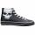 Underground Shoes Sneaker Leder mit Skull UW-006-SKL Schwarz | Weiß 6020