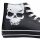 Underground Shoes Sneaker Leder mit Skull UW-006-SKL Schwarz | Weiß 6020