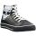 Underground Shoes Sneaker Leder mit Skull UW-006-SKL Schwarz | Weiß 6020