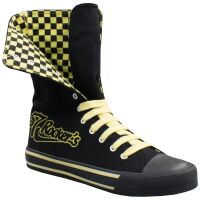 Underground Shoes Sneaker High Top 57 Rockers UW-012-57 Schwarz | Gelb 6002