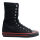 Underground Shoes Sneaker High Top Tartan UW-012-210 Kariert Schwarz | Rot 6001