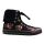 Underground Shoes Sneaker High Top Skull und Rosen UW-012B-SKROSE Stickerei 6016